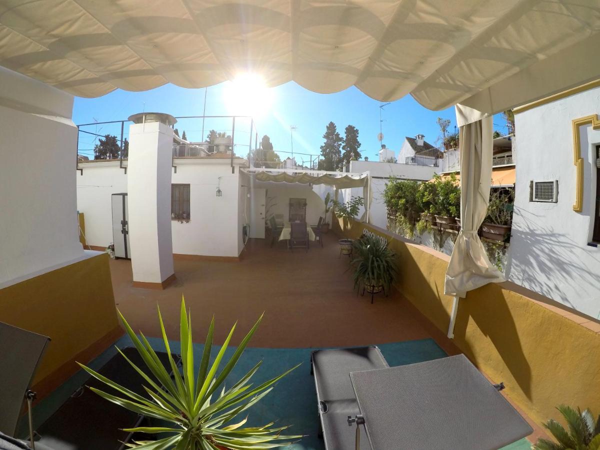 Duplex Acogedor Con Gran Terraza En Pleno Centro De Sevilla! Exterior foto