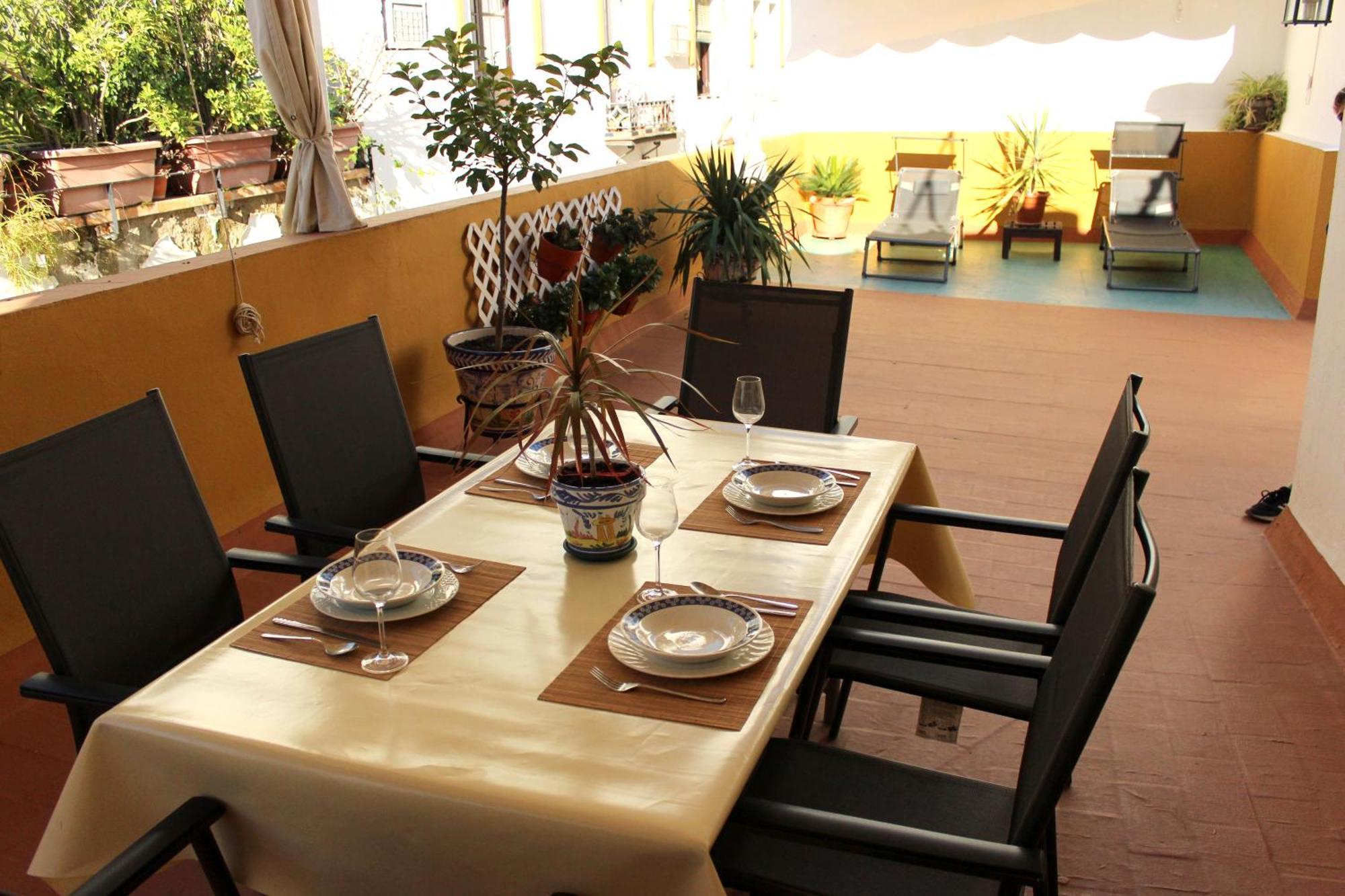 Duplex Acogedor Con Gran Terraza En Pleno Centro De Sevilla! Exterior foto